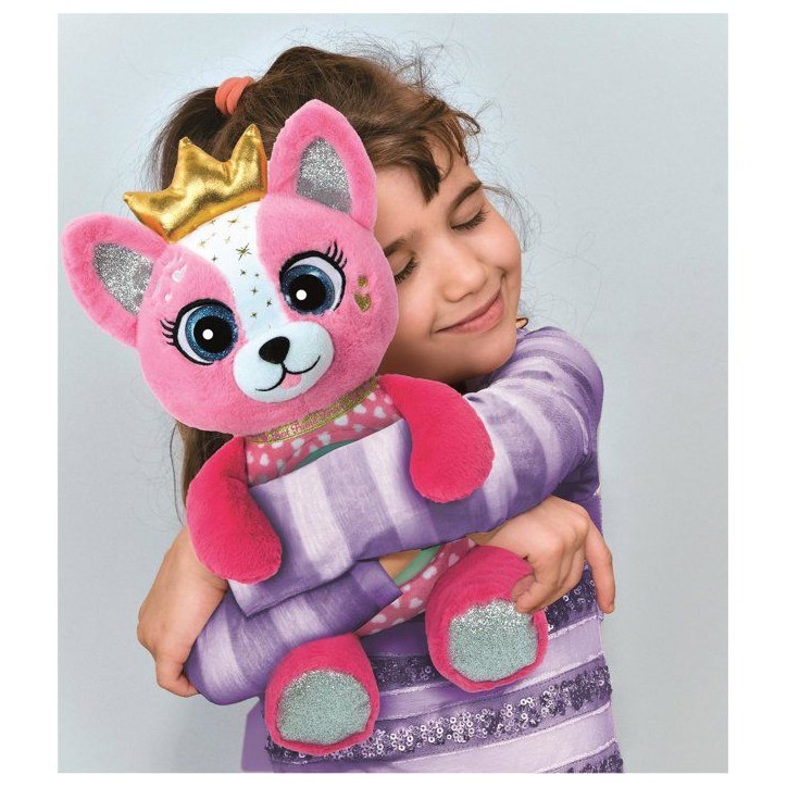 Emy - Ma peluche a secrets - Clementoni - Univers tendre et magique - Enregistre jusqu'a 5 messages - Des 4 ans