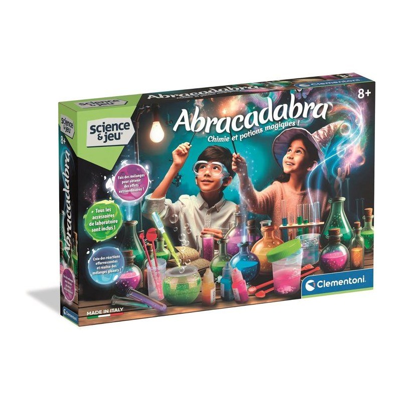 Abracadabra - Clementoni - Chimie et Potions Magiques - Coffret Scient