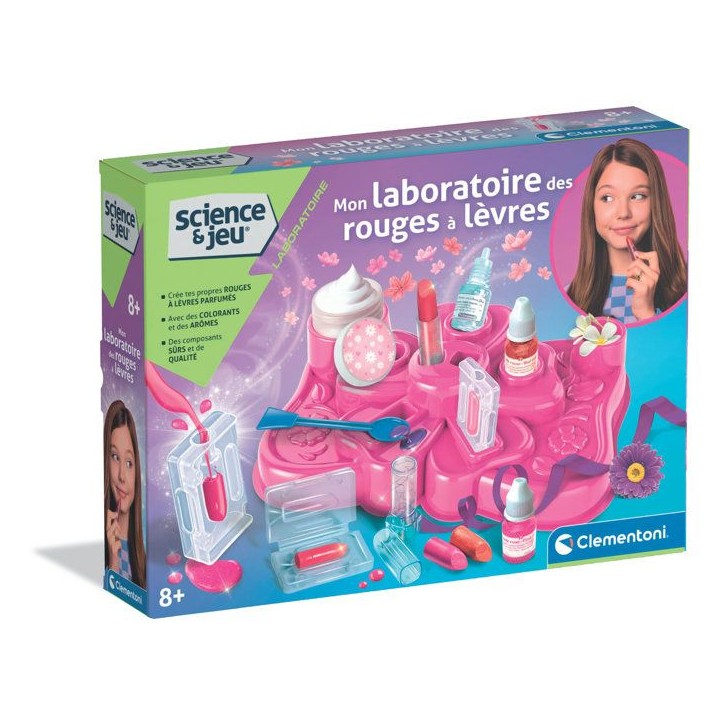 Mon laboratoire des rouges a levres - Clementoni - Science & Jeu - Jeux Scientifiques