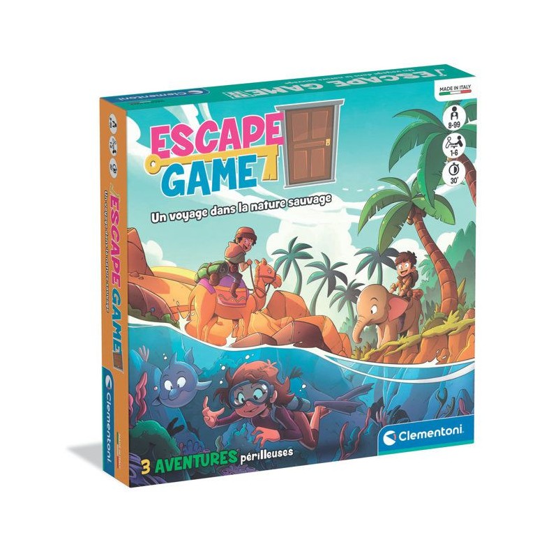 CLEMENTONI - Escape Game - Un voyage dans la nature sauvage
