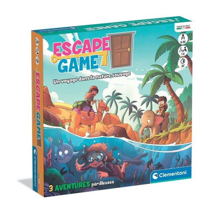 CLEMENTONI - Escape Game - Un voyage dans la nature sauvage