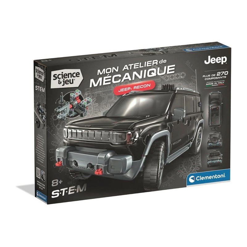 Jeep Recon - CLEMENTONI - Mon Atelier Mécanique - Des 8 ans - Fabriqu