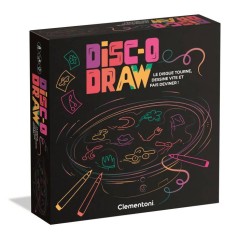 Disc'o Draw - Clementoni - Jeu d'ambiance - Dessine pendant que le dis