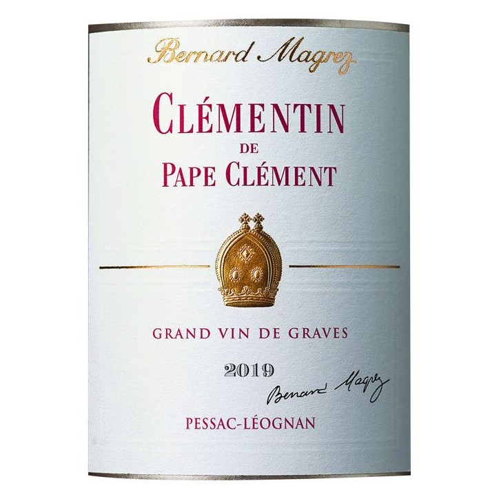 Clémentin de Pape Clément 2019 Pessac-Léognan - Vin rouge de Bordeaux