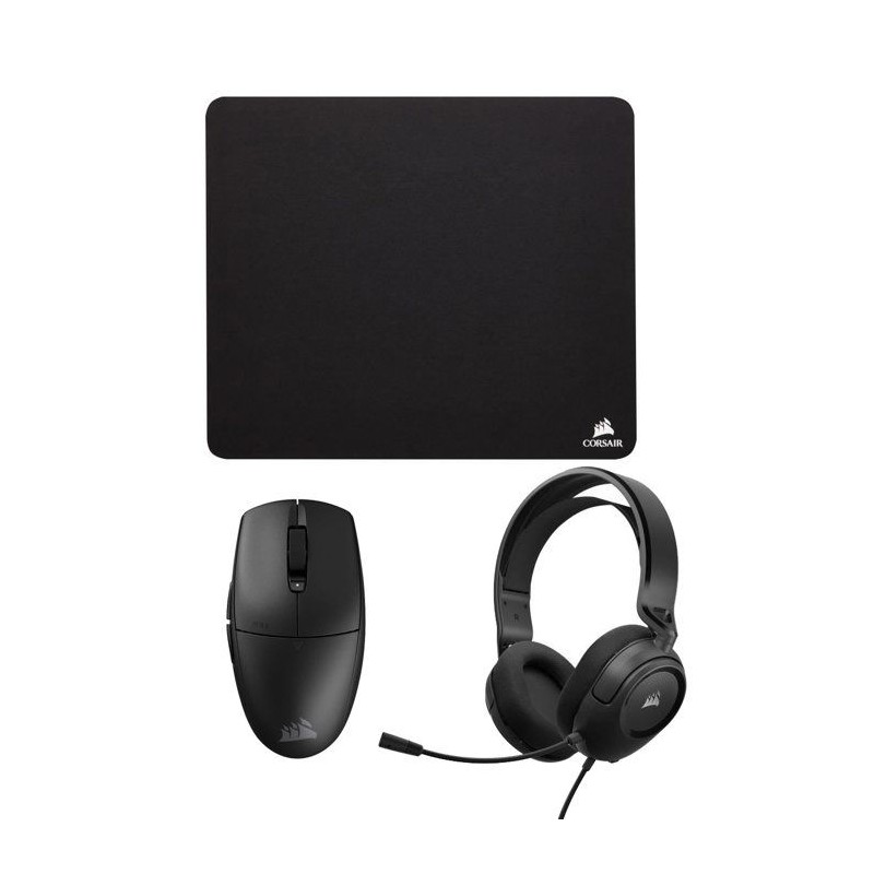 Ensemble Souris, tapis de souris et casque Corsair MM100 + M55-WIRELES