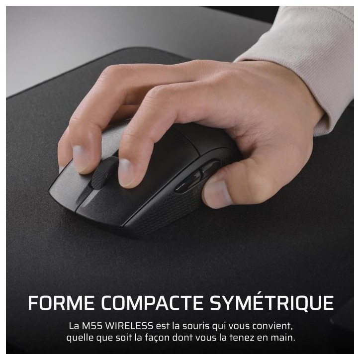 Ensemble Souris, tapis de souris et casque Corsair MM100 + M55-WIRELESS + HS35 V2 Stereo Ensemble Souris, tapis de souris et casque Corsair MM100 + M55-WIRELESS + HS35 V2 Stereo