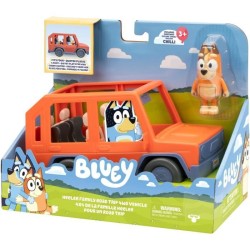 Voiture de Bluey - BLUEY - Véhicule familial avec figurine Chilli et