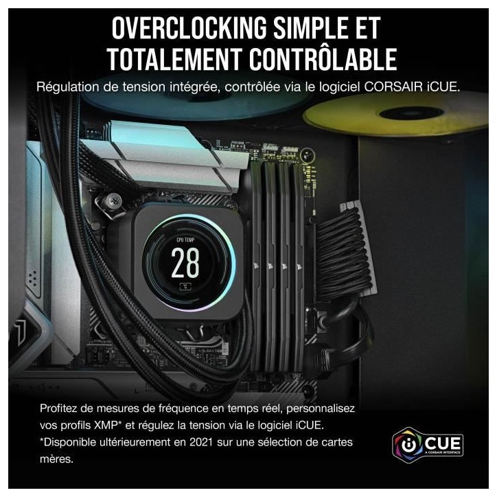 CORSAIR Vengeance 32GB 2x16GB - DDR5 4800MHz - CAS40 - Black (CMK32GX5M2A4800C40) CORSAIR Vengeance 32GB 2x16GB - DDR5 4800MHz - CAS40 - Black (CMK32GX5M2A4800C40)