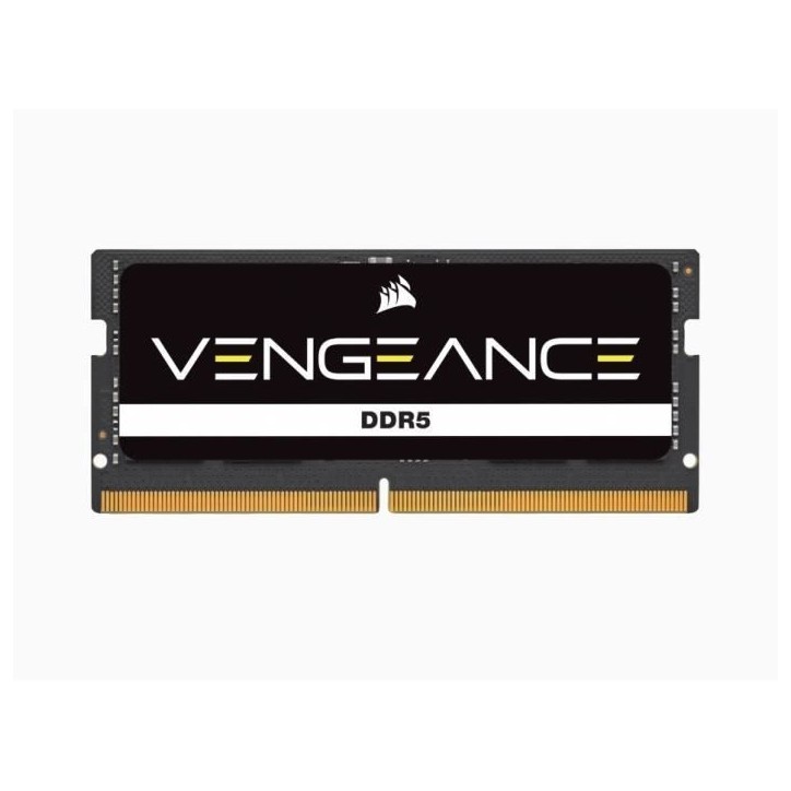 Mémoire RAM - CORSAIR - Vengeance DDR5 - 32 Go - 4800 MHz - SO-DIMM - 1,1V - Noir Mémoire RAM - CORSAIR - Vengeance DDR5 - 32 Go - 4800 MHz - SO-DIMM - 1,1V - Noir