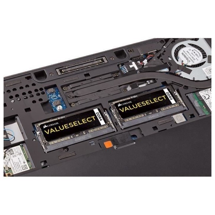 Mémoire RAM - CORSAIR - ValueSelect DDR4 - 8GB 1x8GB DIMM - 2133 MHz - 1.20V - Noir (CMSO8GX4M1A2133C) Mémoire RAM - CORSAIR - ValueSelect DDR4 - 8GB 1x8GB DIMM - 2133 MHz - 1.20V - Noir (CMSO8GX4M1A2133C)