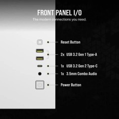 Boîtier PC - CORSAIR - CC-9011268-WW - 2500X - Blanc