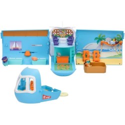 Avion de Bluey - BLUEY - Set de jeu transformable avec figurines et ac