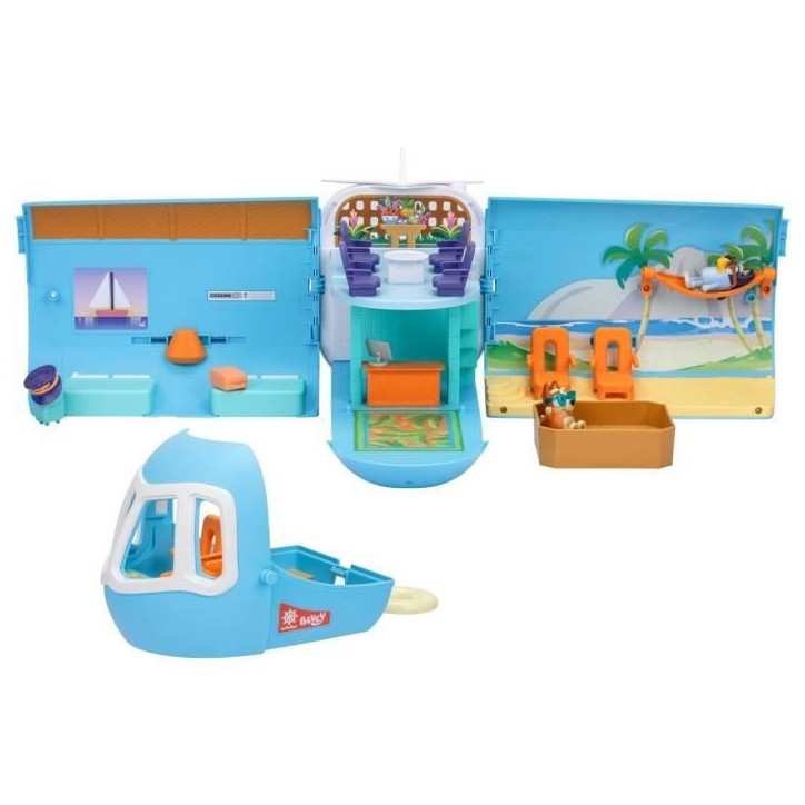 Avion de Bluey - BLUEY - Set de jeu transformable avec figurines et accessoires