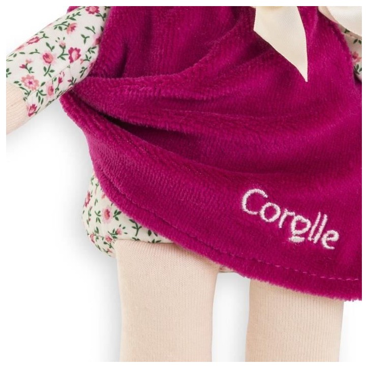Doudou - COROLLE - Miss Rose Grenadine - 25 cm - senteur vanille - des la naissance Doudou - COROLLE - Miss Rose Grenadine - 25 cm - senteur vanille - des la naissance
