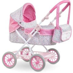 Accessoires poupons - COROLLE - Landau Floral - pour poupons 36 a 52 c