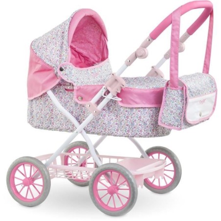 Accessoires poupons - COROLLE - Landau Floral - pour poupons 36 a 52 c