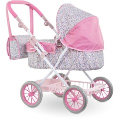 Accessoires poupons - COROLLE - Landau Floral - pour poupons 36 a 52 c