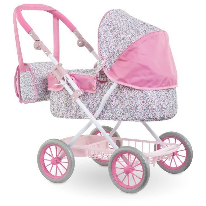 Accessoires poupons - COROLLE - Landau Floral - pour poupons 36 a 52 cm - des 3 ans