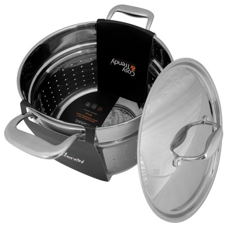 Insert Pâtes - COSY & TRENDY - CLASSIC - Acier inoxydable - Ø24 cm Insert Pâtes - COSY & TRENDY - CLASSIC - Acier inoxydable - Ø24 cm