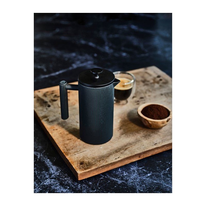 Cafetiere a piston - COSY & TRENDY - Fonte gris foncé - Filtration ma