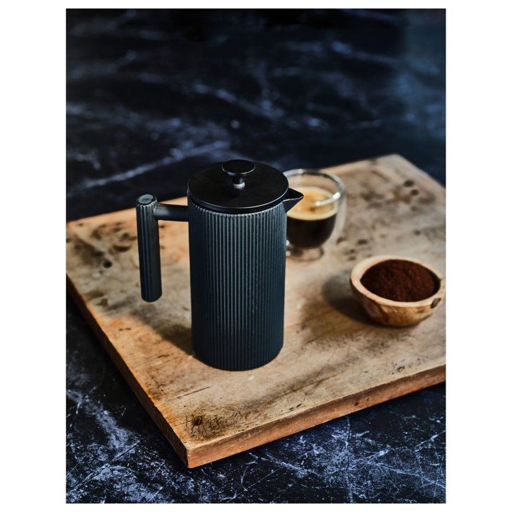 Cafetiere a piston - COSY & TRENDY - Fonte gris foncé - Filtration manuelle - 9x20 cm Cafetiere a piston - COSY & TRENDY - Fonte gris foncé - Filtration manuelle - 9x20 cm