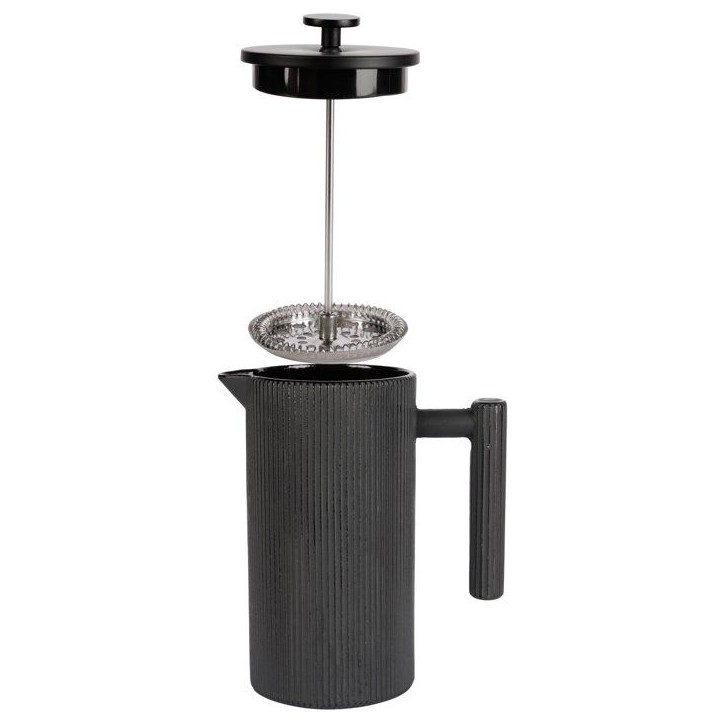 Cafetiere a piston - COSY & TRENDY - Fonte gris foncé - Filtration manuelle - 9x20 cm Cafetiere a piston - COSY & TRENDY - Fonte gris foncé - Filtration manuelle - 9x20 cm