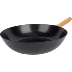 Wok - COSY & TRENDY - Fusion 30 cm - Acier carbone - Tous feux - Base plate