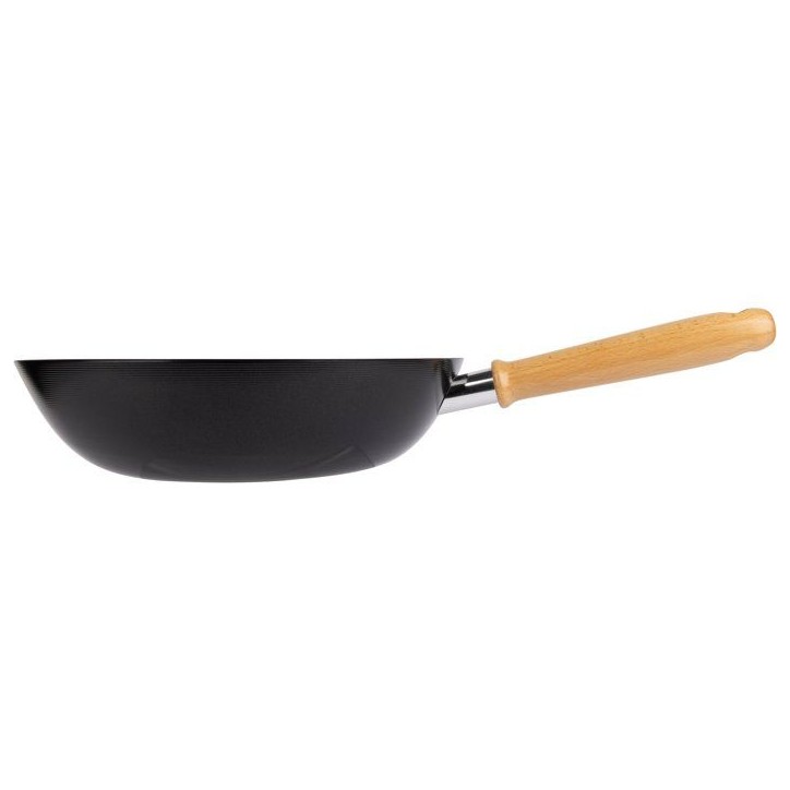 Wok - COSY & TRENDY - Fusion 30 cm - Acier carbone - Tous feux - Base plate