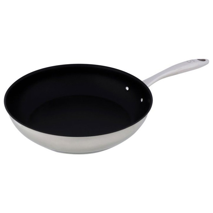 Poele - COSY & TRENDY - CLASSIC - Acier inoxydable - Ø30 cm - Anti-adhésive - Tous feux dont induction