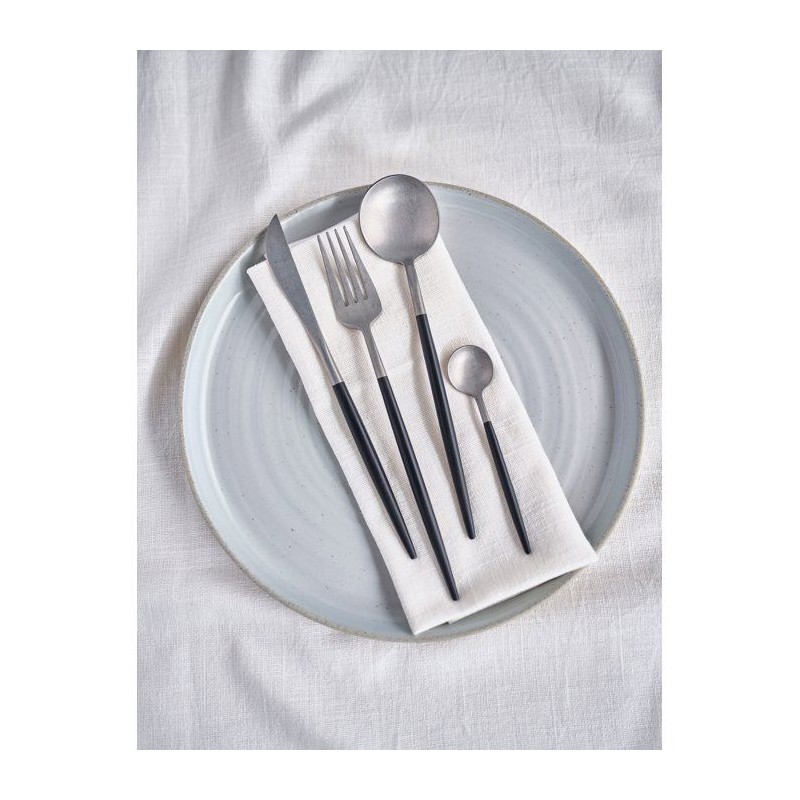 Couverts - COSY & TRENDY - Julia 16 pcs - Noir - Inox 18/0 - Moderne