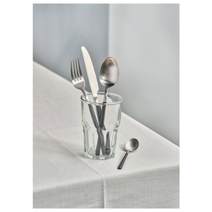 Couverts - COSY & TRENDY - Olivia 16 pcs - Noir brossé - Inox - Tendance