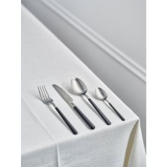 Couverts - COSY & TRENDY - Olivia 16 pcs - Noir brossé - Inox - Tenda