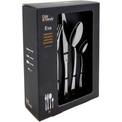 Couverts - COSY & TRENDY - Eva 24 pcs - Miroir - Inox - Brillant