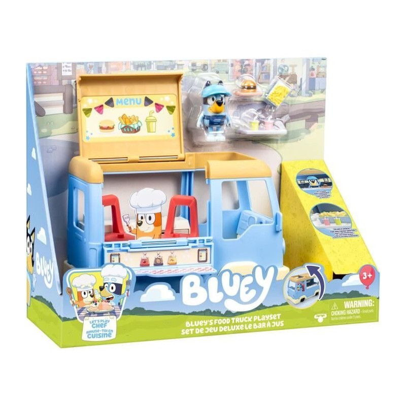 Le Foodtruck - BLUEY - 1 figurine + 4 accessoires - Des 3 ans