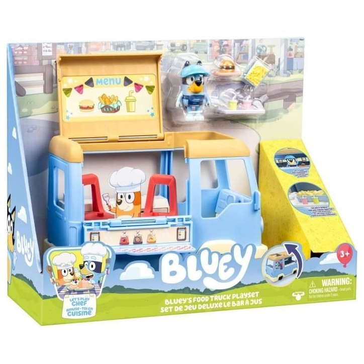 Le Foodtruck - BLUEY - 1 figurine + 4 accessoires - Des 3 ans Le Foodtruck - BLUEY - 1 figurine + 4 accessoires - Des 3 ans