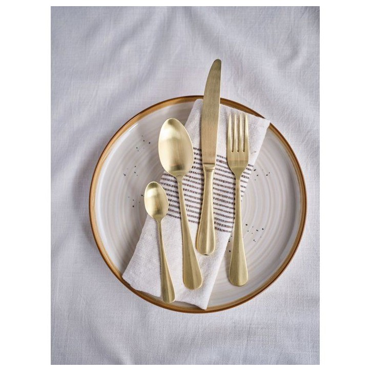 Couverts - COSY & TRENDY - Eva 24 pcs - Champagne mat - Inox 18/0 - Service complet Couverts - COSY & TRENDY - Eva 24 pcs - Champagne mat - Inox 18/0 - Service complet