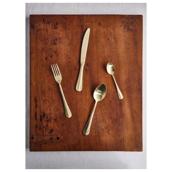 Couverts - COSY & TRENDY - Eva 24 pcs - Champagne mat - Inox 18/0 - Service complet Couverts - COSY & TRENDY - Eva 24 pcs - Champagne mat - Inox 18/0 - Service complet