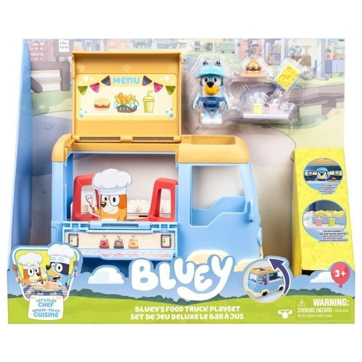 Le Foodtruck - BLUEY - 1 figurine + 4 accessoires - Des 3 ans Le Foodtruck - BLUEY - 1 figurine + 4 accessoires - Des 3 ans