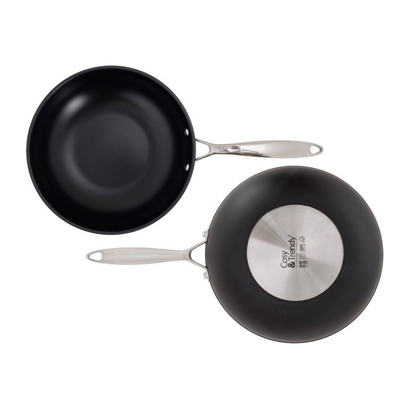 Wok - COSY & TRENDY - Revolution 28 cm - Plasma - Antiadhésif - Tous
