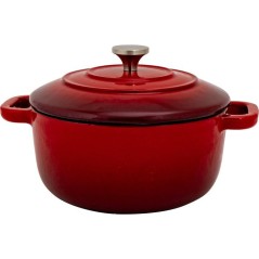 Cocotte - COSY & TRENDY - Fontestic Mini - Fonte - Rouge - Tous feux