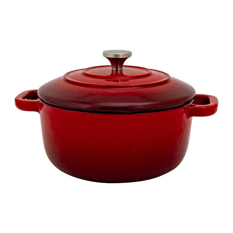 Cocotte - COSY & TRENDY - Fontestic Mini - Fonte - Rouge - Tous feux