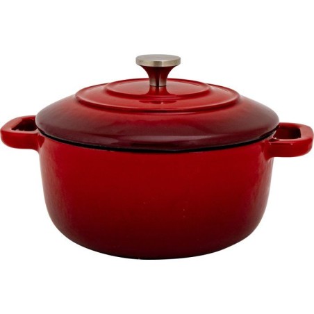 Cocotte - COSY & TRENDY - Fontestic Mini - Fonte - Rouge - Tous feux