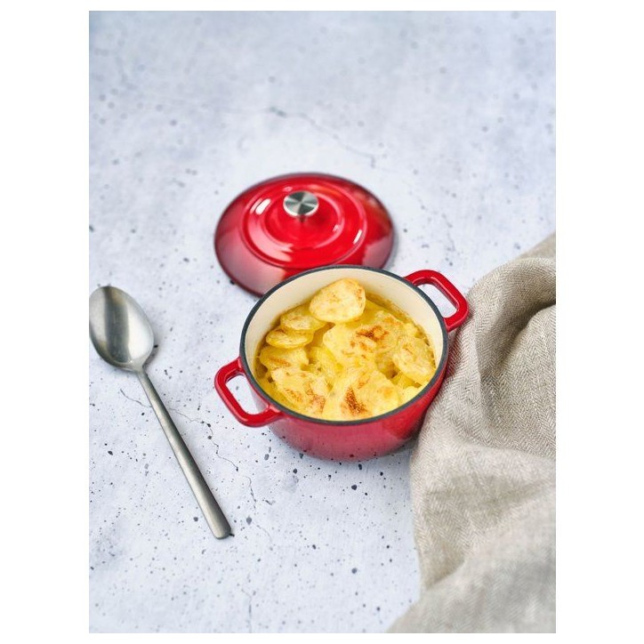 Cocotte - COSY & TRENDY - Fontestic Mini - Fonte - Rouge - Tous feux Cocotte - COSY & TRENDY - Fontestic Mini - Fonte - Rouge - Tous feux