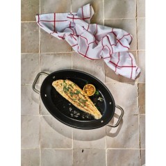 Poele poisson - COSY & TRENDY - Ecodura 36x25 cm - Antiadhésif - Doub