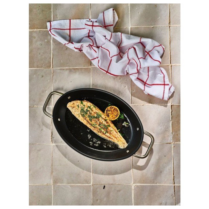 Poele poisson - COSY & TRENDY - Ecodura 36x25 cm - Antiadhésif - Double poignée - Tous feux
