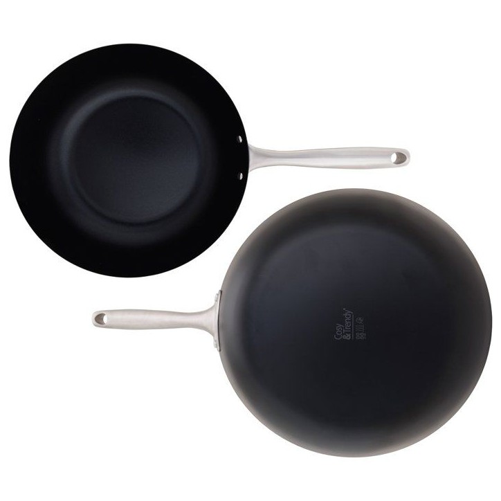 Wok - COSY & TRENDY - Fusion Pro 30 cm - Antiadhésif céramique - Tous feux - Ergonomique