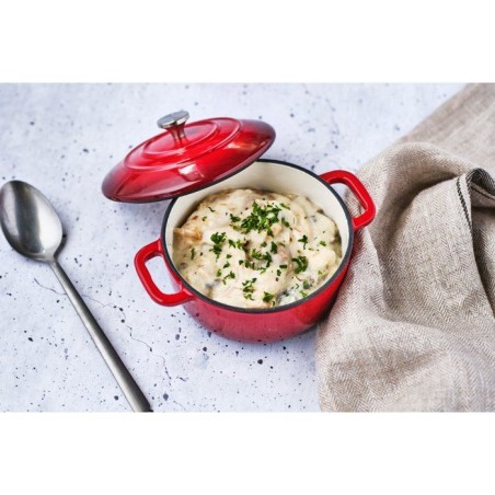 Tajine - COSY & TRENDY - Fontestic 28,5 cm - Fonte - Rouge - Tous feux