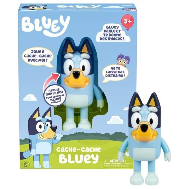 Cache-cache - Jeux-interactif - BLUEY - 1 figurine électronique - Bleu - Des 3 ans Cache-cache - Jeux-interactif - BLUEY - 1 figurine électronique - Bleu - Des 3 ans
