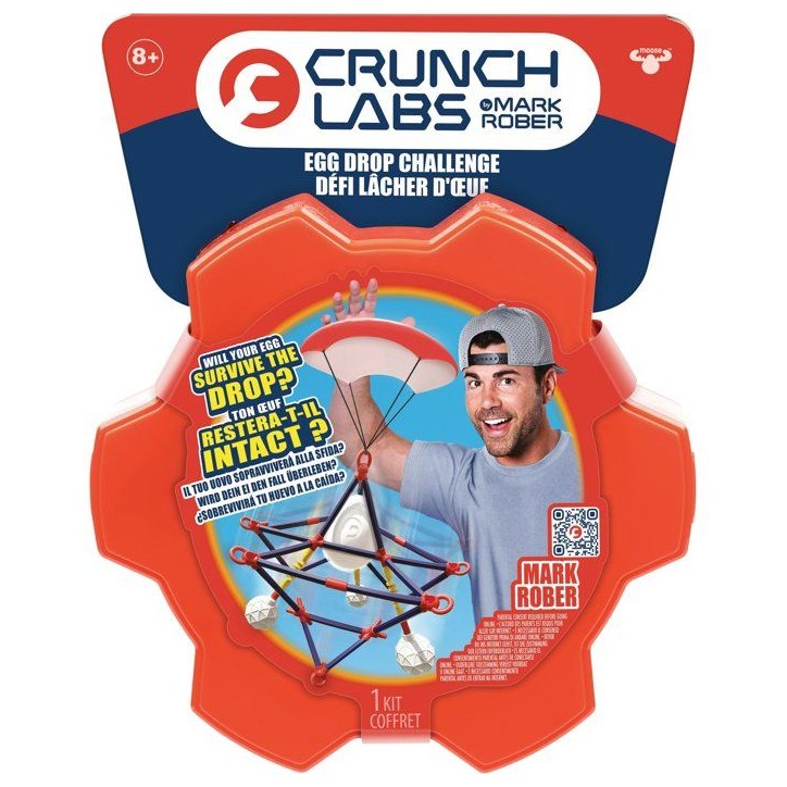 Kit scientifique - CRUNCHLABS - Chute d'oeuf - Expérience physique - Construction