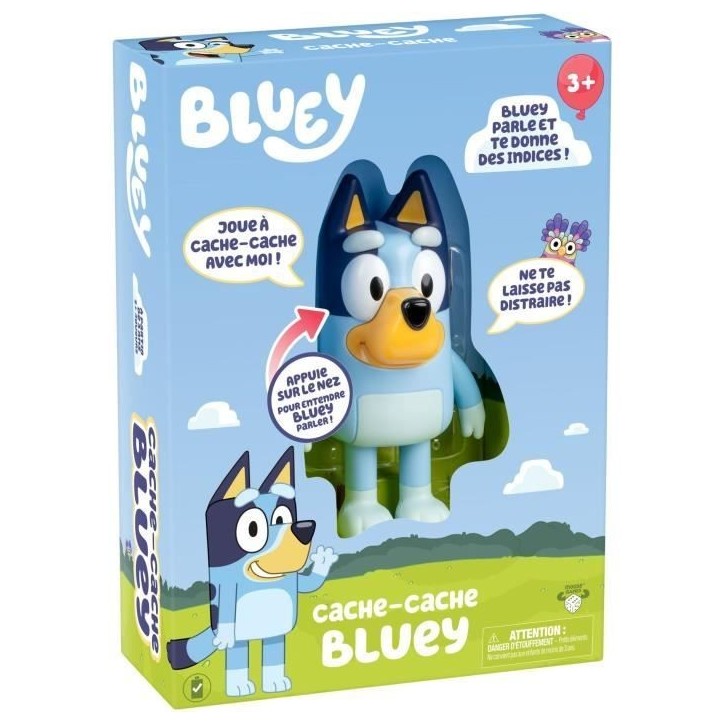 Cache-cache - Jeux-interactif - BLUEY - 1 figurine électronique - Bleu - Des 3 ans Cache-cache - Jeux-interactif - BLUEY - 1 figurine électronique - Bleu - Des 3 ans